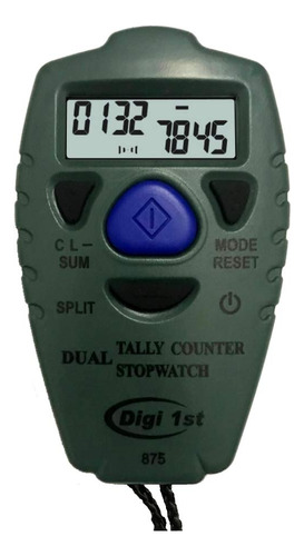 Digi 1st Tc-875 Cronometro Y Contador De Doble Contador Blan