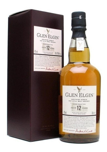 Whisky Glen Elgin 12 Años Single Malt 750ml. Avellaneda.