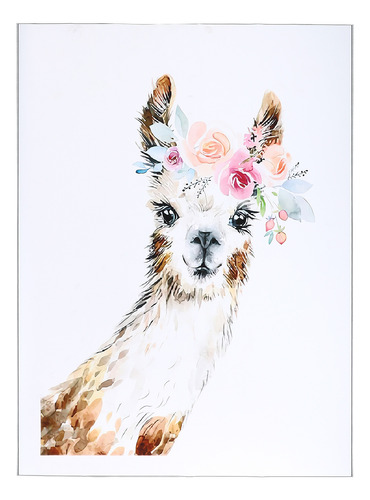 Póster De Alpaca, Accesorio De Pared, Retrato