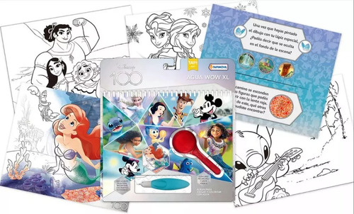 Libro Para Colorear Lapiz De Agua Wow Xl Disney