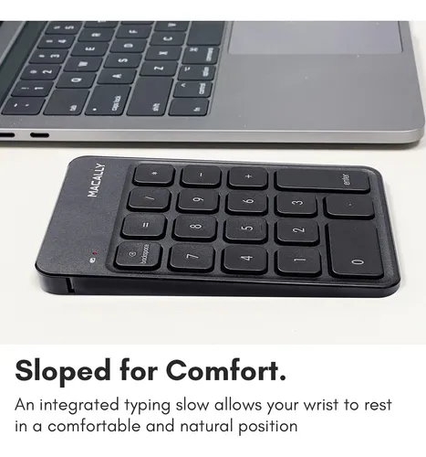 Teclado Numérico Inalámbrico Macally Rfnumkey 10 Teclas