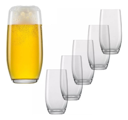 Jogo 6 Copos Long Drink Cristal Banquet 540ml Schott Zwiesel