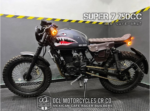 Motocicleta Super7 Mb 250cc Cafe Racer