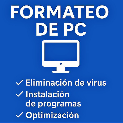Formateo De Notebook - Laptops - Pc
