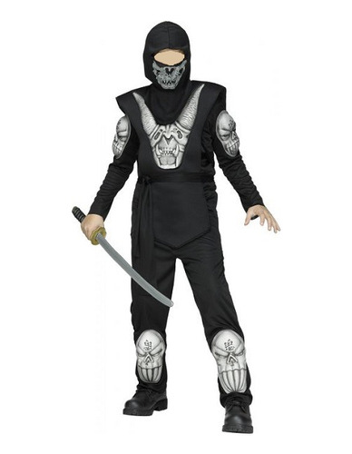 Disfraz Ninja Demonio Niño Talla S - M - L