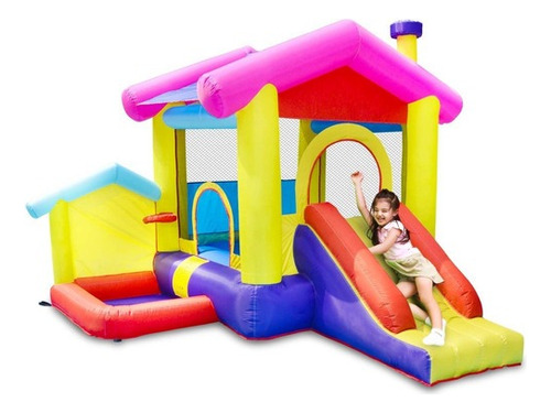 Airmyfun 62088 Castillo Inflable Tobogan Piscina Pelotas