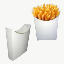 Comprar Cajas Conos Sobre Papas Fritas Rabas Pack X50 Unid Grandes Color Blanco Cono Para Papas Fritas