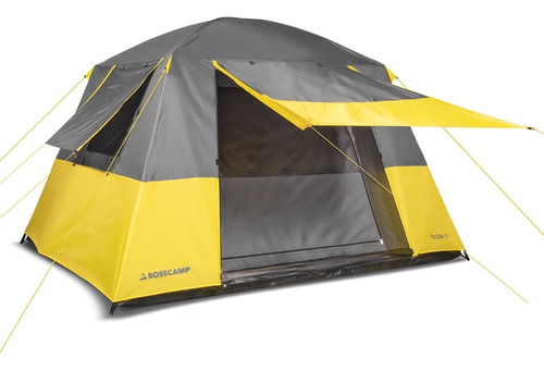 Imagen 2 de 8 de Carpa Pucon Vi 6 Personas Bosscamp 3000 Mm Cubre Techo Largo
