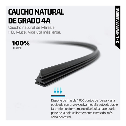 Par De Plumas Limpiaparabrisas Para Hyundai