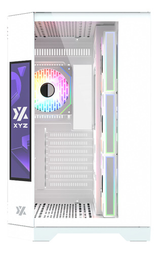 Gabnete Xyz Neutron White 4fans A-rgb 120mm Controlador Dual Chamber