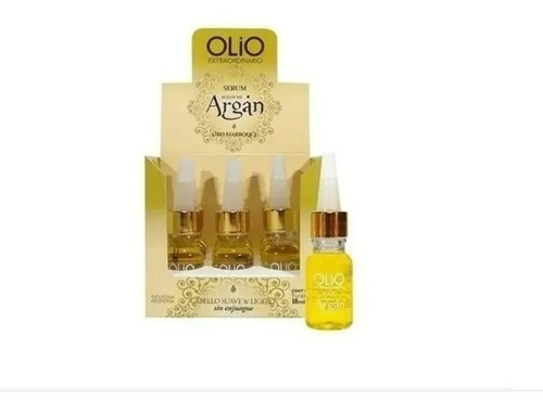 Ampolla Serum Olio Argan 18ml Para Pelo Sin Enjuague