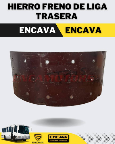 Hierro Bamdas Tracera Encava Freno De Liga