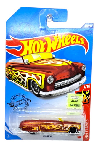 Merc '49 Hw Flames Hot Wheels Mattel