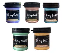 Comprar Oh My Chalk! Combo 5 Pinturas Tiza Metalizadas X 110cc.