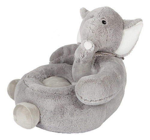 Sofa Carestino De Peluche Elefante Gris