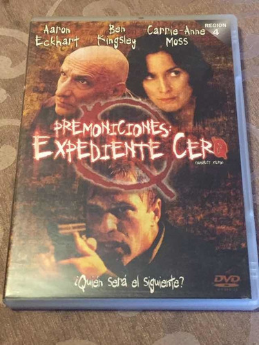 Dvd Pelicula Premoniciónes: Expedienté Cero