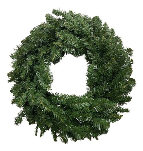 Guirlanda De Natal 55cm 150 Galhos Verdes Porta Janela Big Cor Verde