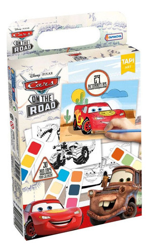 Cars Disney Pintando Con Acuarelas Tapimovil