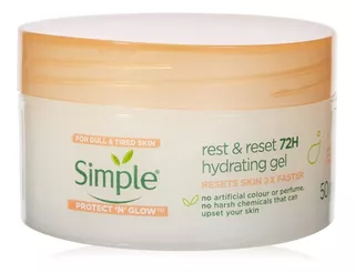 Simple Crema Facial Protect And Glow Gel Hidratante 72 Hrs