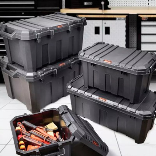 Imagen 8 de 9 de Caja De Herramientas Baúl Tactix 60l 80x38x33cm Muy Fuerte!!
