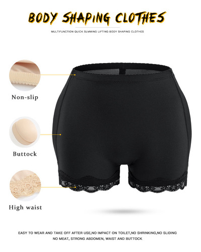 Bragas Con Relleno Glúteos Y Caderas Talla Grande N
