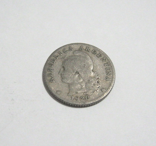 Argentina Niquel 20 Centavos 1920