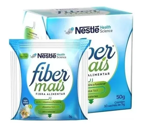 Fibras Nestlé Fiber Mais 10 Sachês De 5g