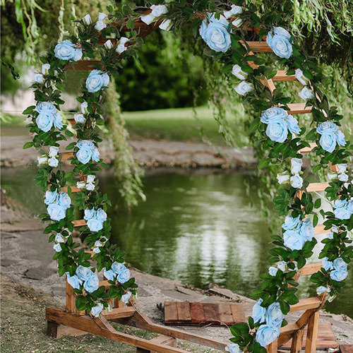 Decoración De Mesa Con Forma De Flor De Simulación De Boda W