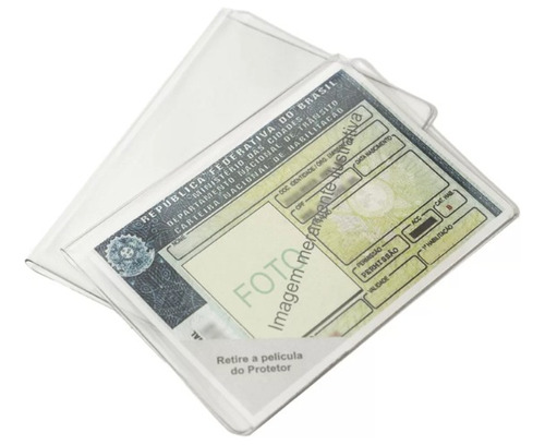 Porta Documento Kit Cnh E Rg, Pack Com 5 Kits