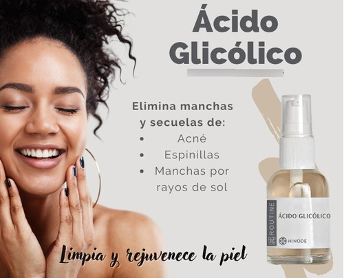 Ácido Glicólico suero Facial Routine Limpia Manchas 30 Ml Momento De Aplicación Noche Tipo De Piel Todas