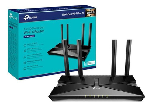 Roteador Tp-link Archer Ax10 Wi-fi 6 Gigabit Ax1500