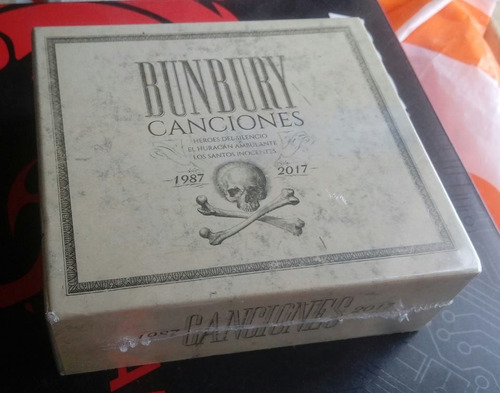 Bunbury Canciones 1987-2018 4cds+libro Sellado Española Jcd