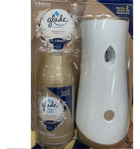 Aromatizante Amb Glade Automático 3en1 Abrazos De Vainilla