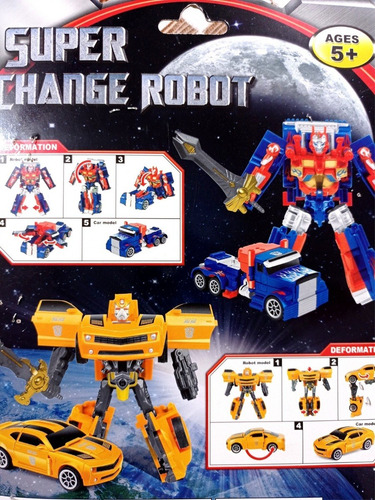 Transformers Optimus Prime Autobot Super Change Robot Líder