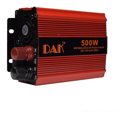 Imagen 1 de 6 de Inversor Voltaje Corriente 12v A 220v Auto Portatil 500w