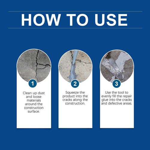 Tipo: Taponamiento De Grietas De Concreto Para Interiores Y