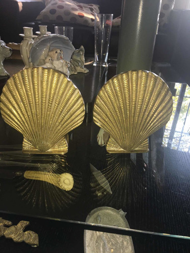 Imagen 1 de 4 de Aprieta Libros De Bronce Motivo Marino