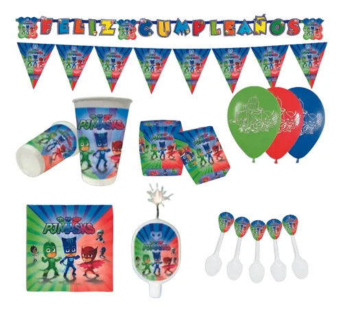 Kit De Fiesta Completo De Héroes En Pijamas Fiestas