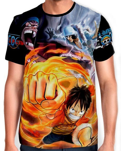 Camisas Camiseta De Animes One Piece - Full Print 