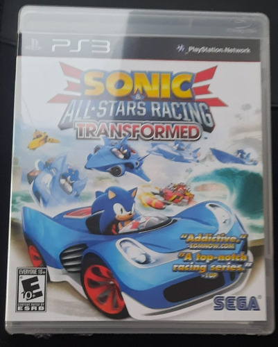 Sonic All Stars Racing Transformed Ps3 Hasta 4 Players