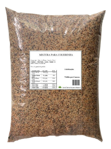 Mistura Ração Alimento Para Coleiro Coleirinha Premium 1kg