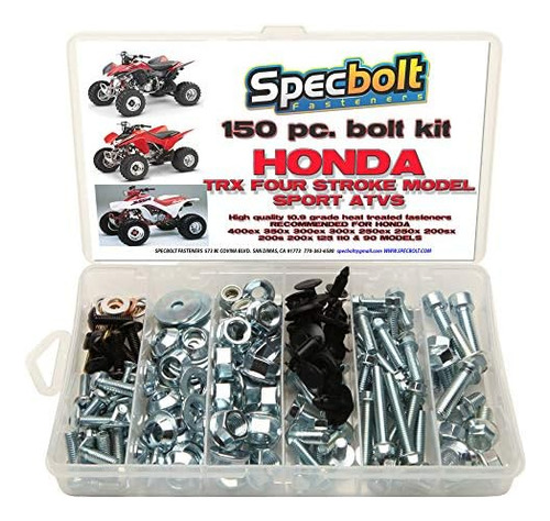 150pc Specbolt Honda 400ex & 250ex Bolt Kit For Mainten...