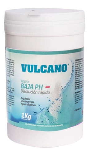 Baja Ph Para Piscinas En Polvo Vulcano 1kg