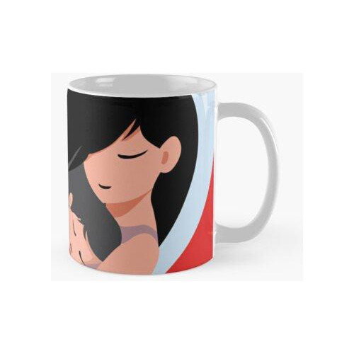 Taza Feliz Madre Llevar Niño Brazo Amor Calidad Premium