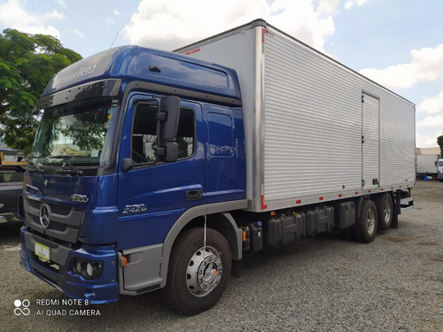 Imagem 3 de 15 de Mercedes Benz Mb 2426 Ano 2022 Baú Carga Seca