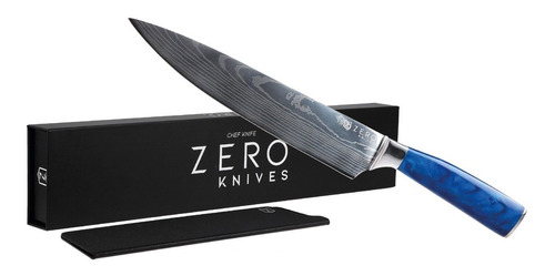 Cuchillo 8,0'' - Zero Knives - Bright Series Color Azul