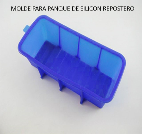 Molde De Silicon Rectangular Pan Panque Repostería K-zerola.