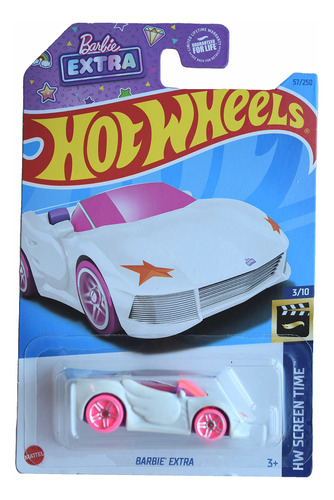 Hot Wheels Barbie Extra, Hw Tiempo De Pantalla 3/10