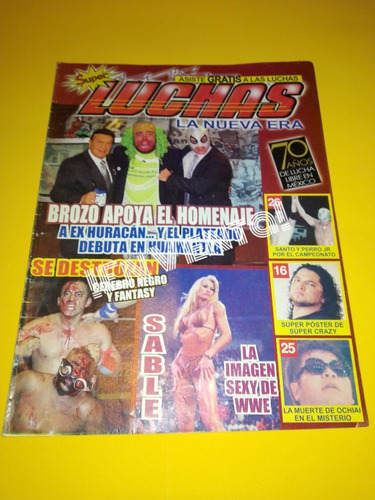 Lucha Libre Revista Súper Luchas Año 1#21 Póster Super Crazy