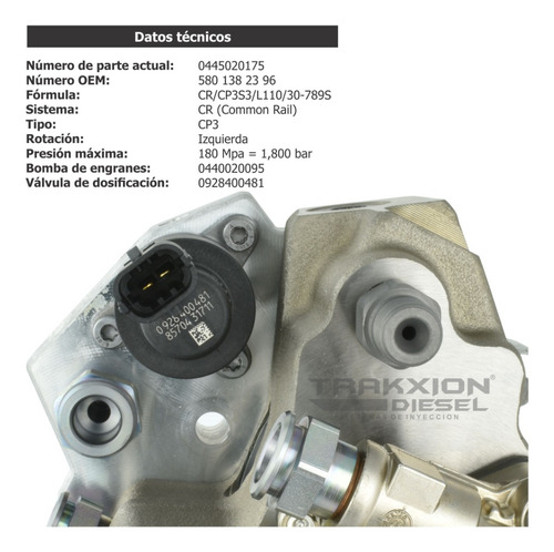 Bomba Inyección Diesel Bosch Para Bulldozer Case, Cp3175